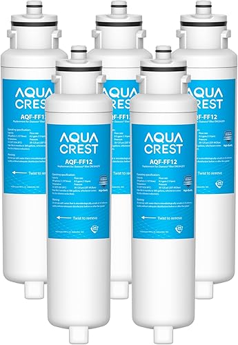AQUA CREST DW2042FR-09 Filtro de agua para refrigerador, repuesto para Daewoo DW2042FR, Kenmore 46-9130, DW2042FR-09, Aqua Crystal DW2042F-09,