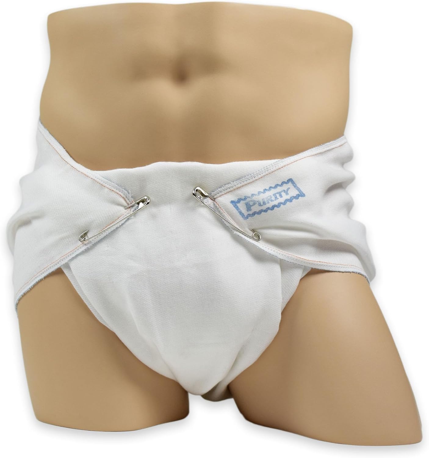 Purity Adult Flat Cloth Diapers by LeakMaster - Soft, Absorbent & Durable 100% Cotton Gauze Weave Fabric - Standard Size 36x36 Inches - 4 Layered