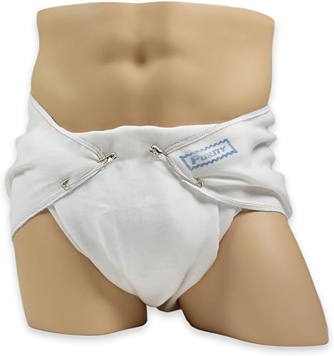 Miniatura 4 de Purity - Pañales de tela plana para adultos, suave, absorbente y duradera, tela de gasa 100% algodón. Fabricado en los Estados Unidos, tamaño XL, 44