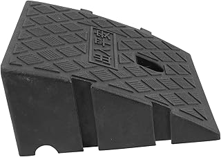 ERINGOGO Rampas De Plástico 2 Pçs Tapete De Passo Rampa Portátil Inclinação Almofada Limiar Do Carro Inclinação Esteira Leve Cadeira De Rodas Resistente Meio-Fio Dobrável Cão Plástico