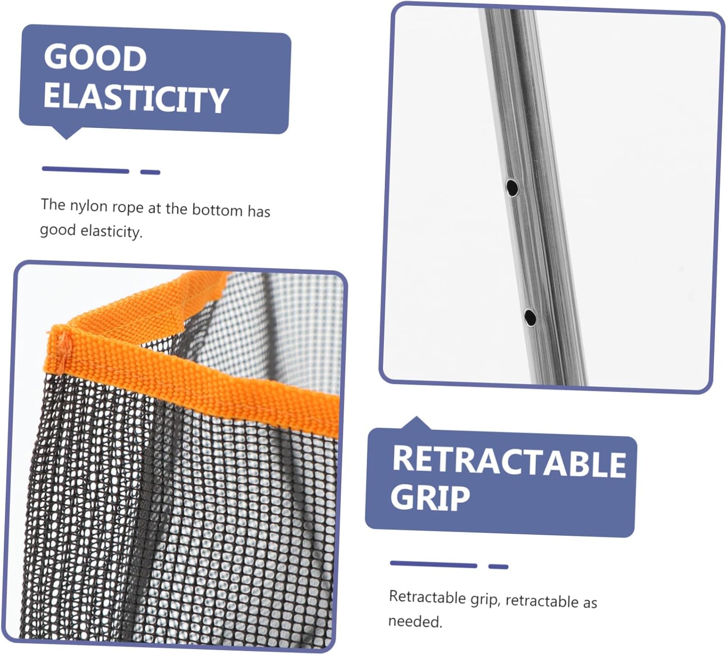 VICASKY Tennis Ball Picker Upper with Telescopic Handle Portable Tennis Retriever for Collection Design for Hard