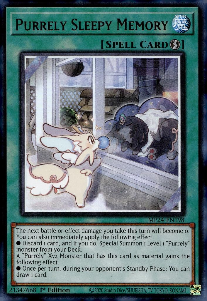Purrely Sleepy Memory - MP24-EN198 - Ultra Rare - 1st Edition