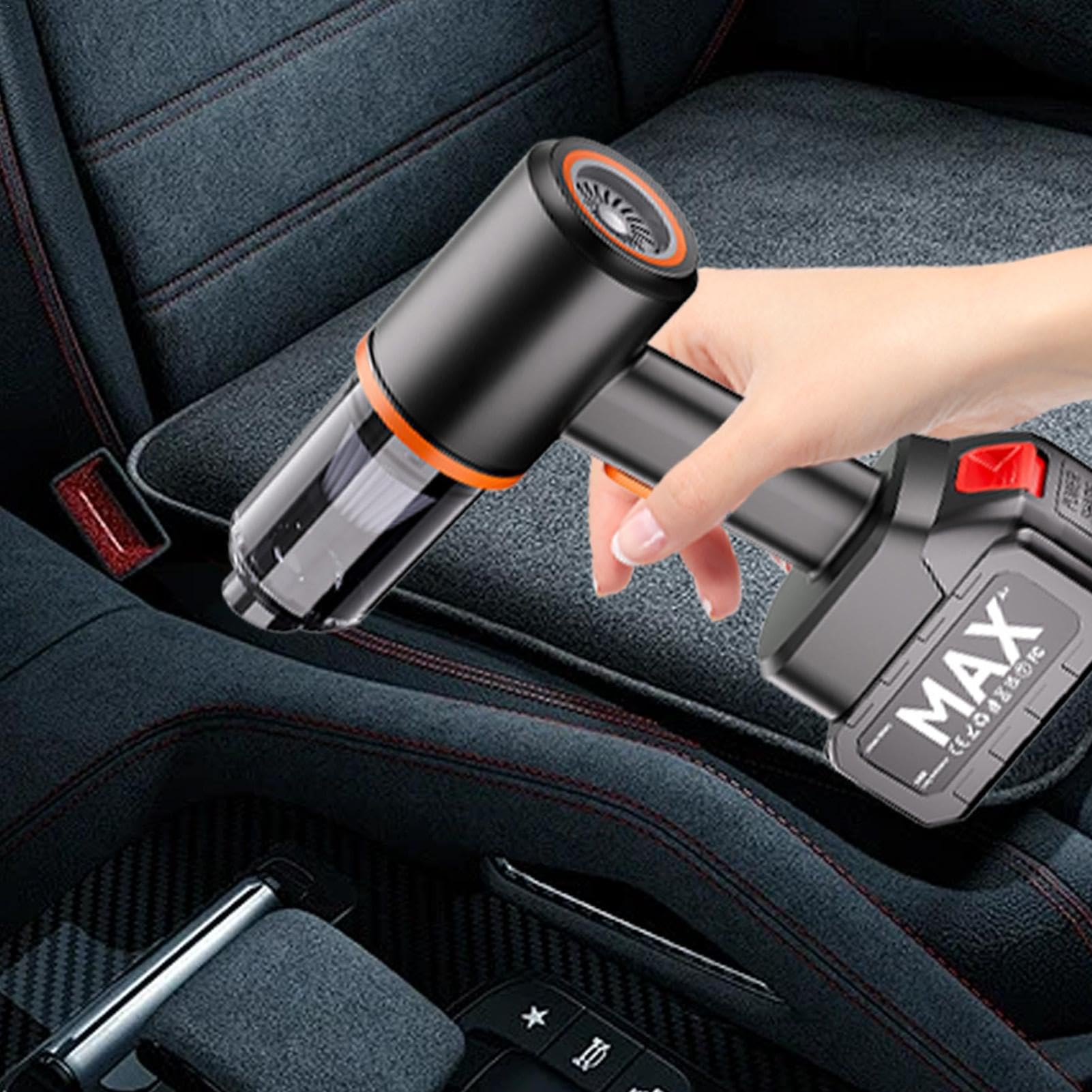 Aspirateur de voiture, aspirateur sans fil pour voiture | Petit aspirateur | à main sans fil,Machine de nettoyage de débris et de particules de poussière d'entretien intérieur de véhicule pour clavier,