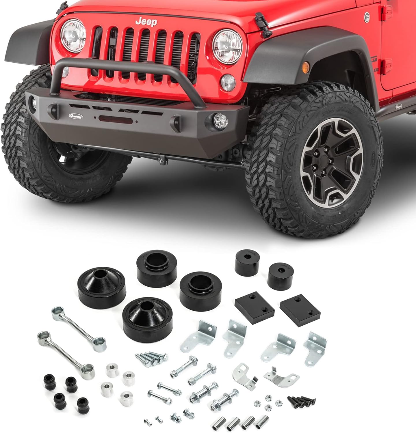 Quadratec Premium 2" Spacer Lift Kit, Without Shocks Fits