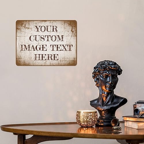 Vista 3 de Letrero personalizado, letreros personalizados para exteriores e interiores, letreros de metal personalizados para oficina, negocios, cafetería