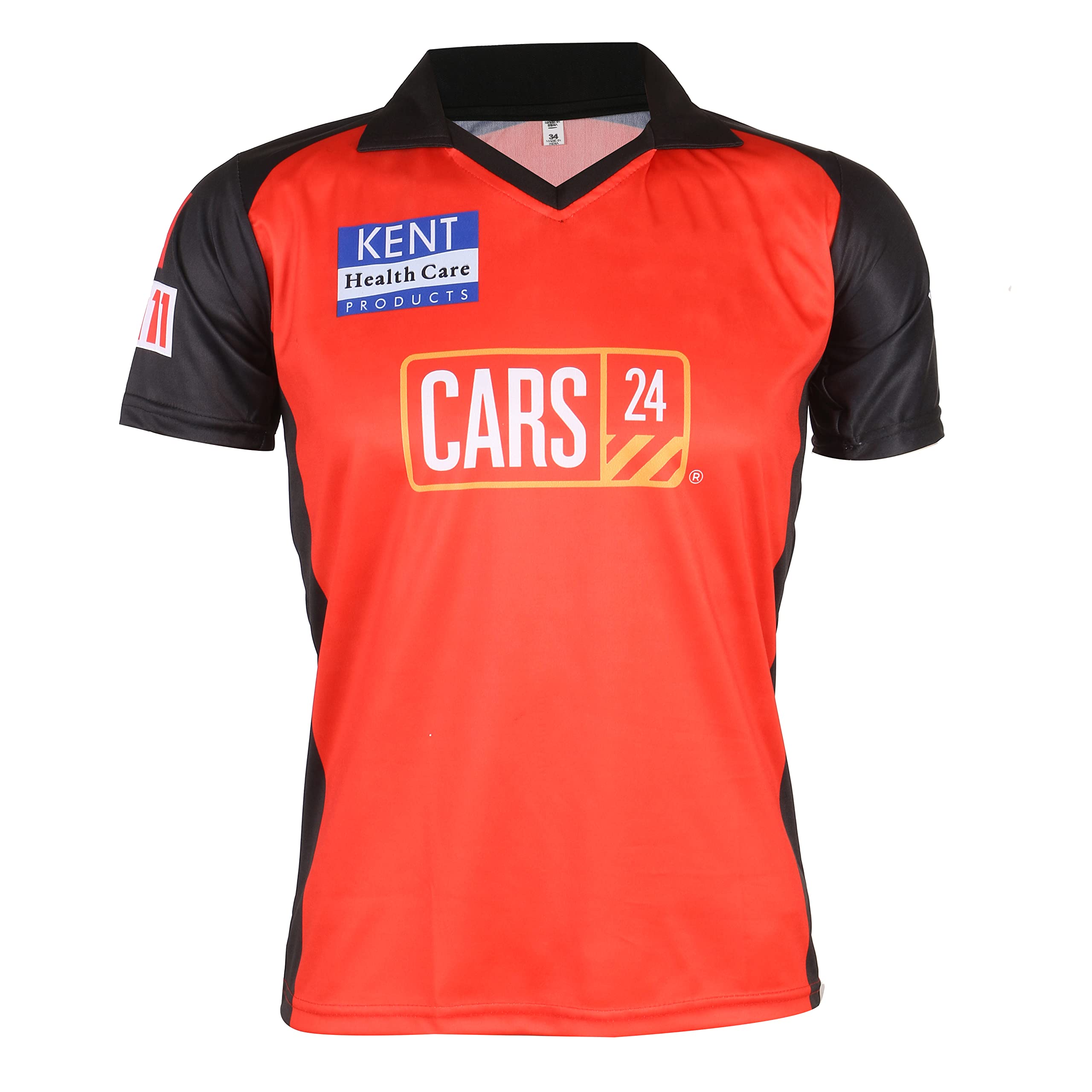 KD Cricket IPL Jersey Supporter Jersey T-Shirt 2022/23 MI, CSK, RCB,KKR,RR,KXIP,SRH,GT,LSG and DC (SRH 46)