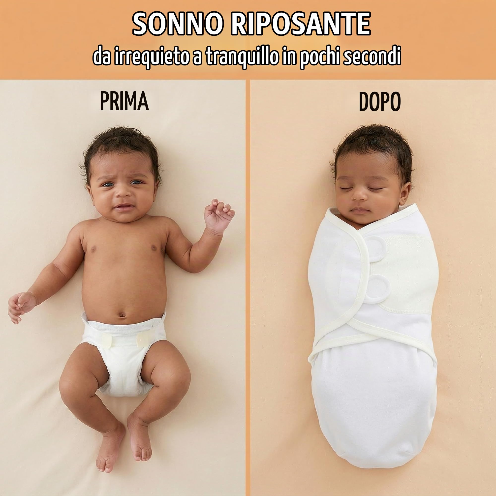 GNALIA Baby Swaddle 0-3 Summer – 1 Piece First Equipment (Headband
