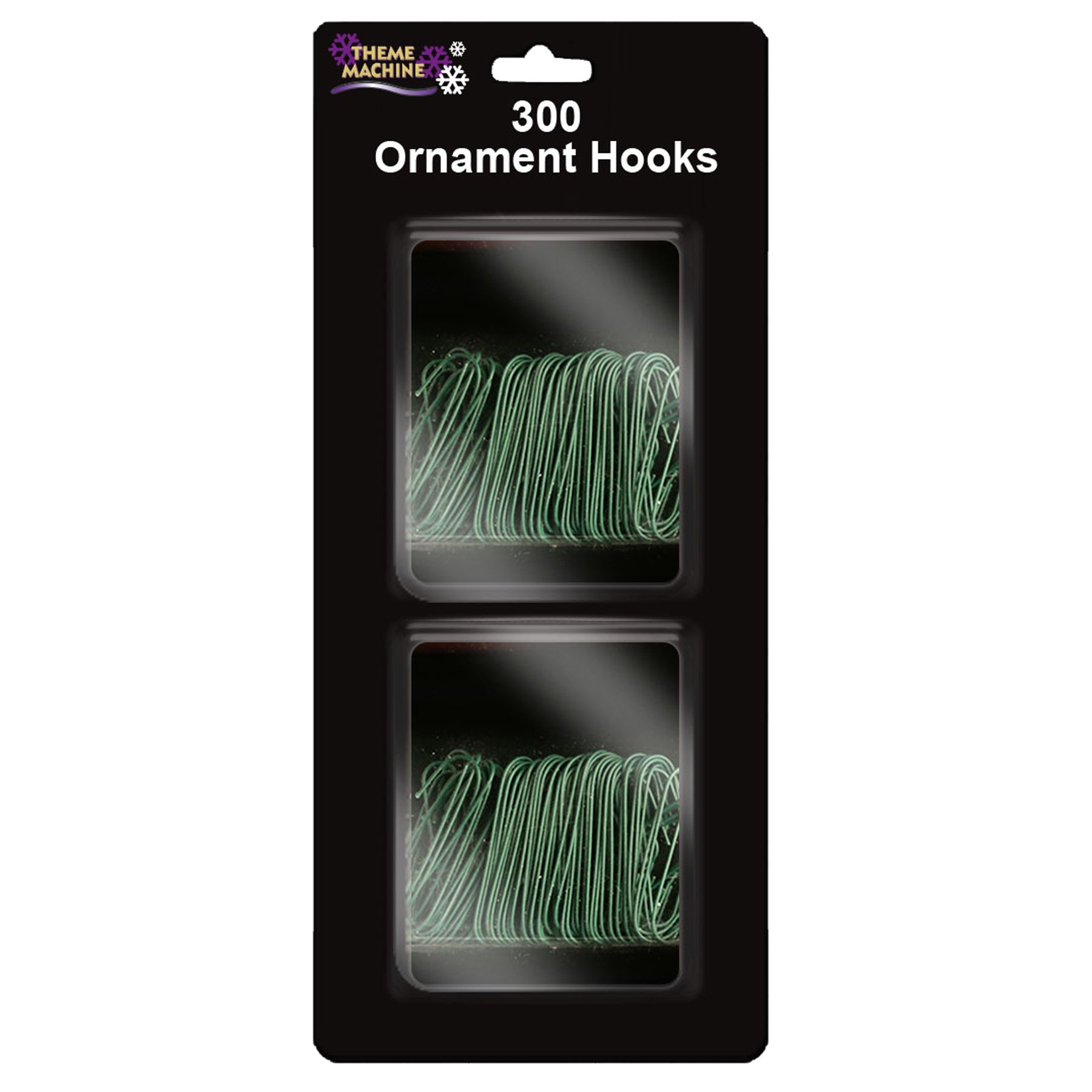 300 Christmas Tree Ornament Hooks Green ONLY