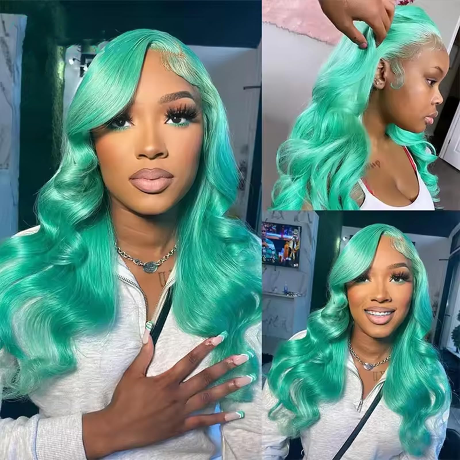 ANDRIA 13x4 HD Lace Front Body Wave Synthetic Wig