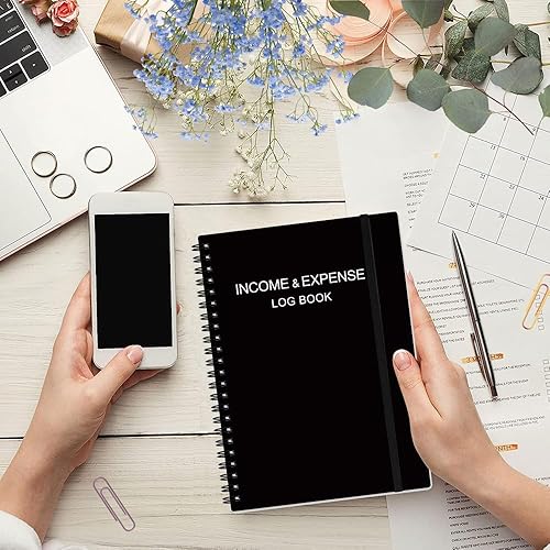 Miniatura 7 de Libro de registro de ingresos y gastos  Libro de registro A5 de ingresos y gastos para pequeñas empresas, contabilidad contable de seguimiento de
