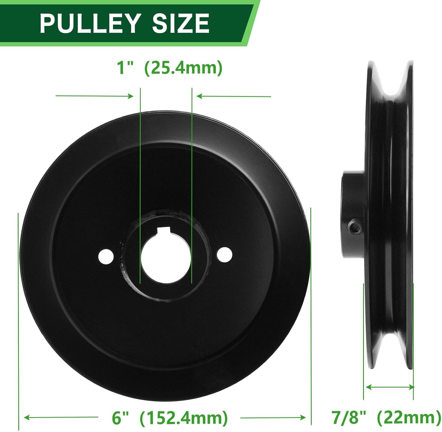 037-6015-50 037-6015-00 Spindle Assembly with 033-6004-00 Spindle Pulley for Bad Boy 60 inch Mower Deck Maverick ZT CZT Elite Pup Lightning Lawn Mower