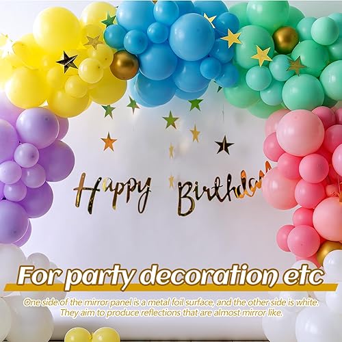 Miniatura 5 de 50 hojas de cartulina dorada brillante de 12 x 12 pulgadas, papel metálico, cuadrado, multiusos, para cumpleaños, festivales, tarjetas,