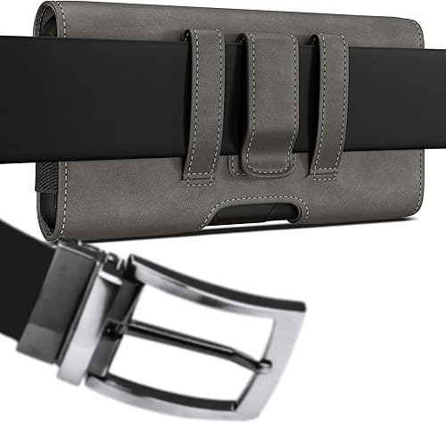 Miniatura 3 de PiTau Funda para iPhone Pro Max y Plus 16, 15, 14, 13, 12, 11, 8, 7, 6, 6s, XS Max, funda para teléfono celular con clip para cinturón para Samsung