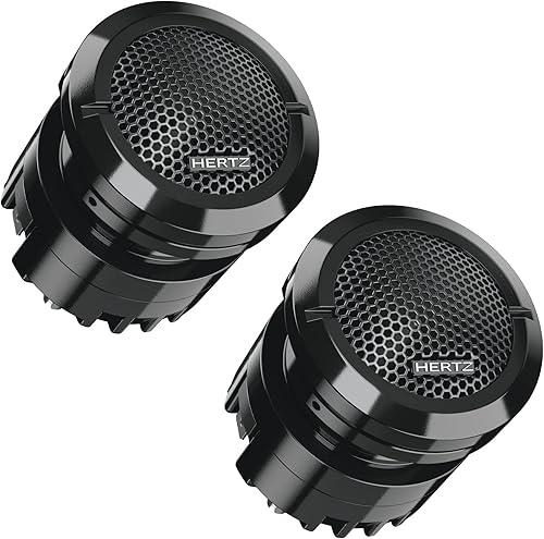 HERTZ SPL Show Series ST-25K-NEO Tweeters de compresión de alta eficiencia de 1 pulgada con rejillas y cruces