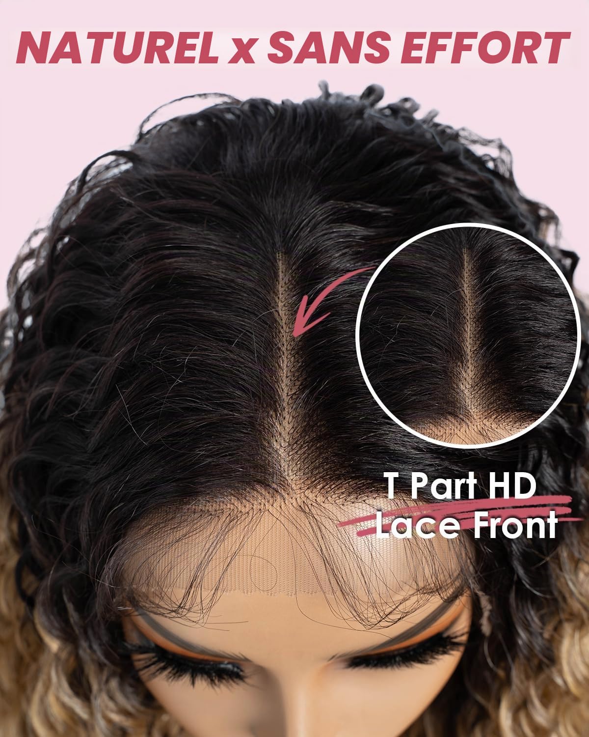 Style Icon perruques Lace Front Wigs Synthetique 71cm Longue Perruque Bouclée Devant En Dentelle Perruque Pour Femmes Fibres Résistantes À La Chaleur