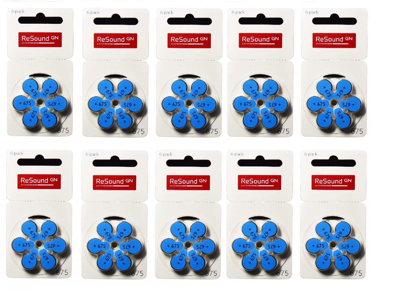 Resound GN Size 675 Hearing Aid Battery(10 Packets = 60 Batteries)-picture-30