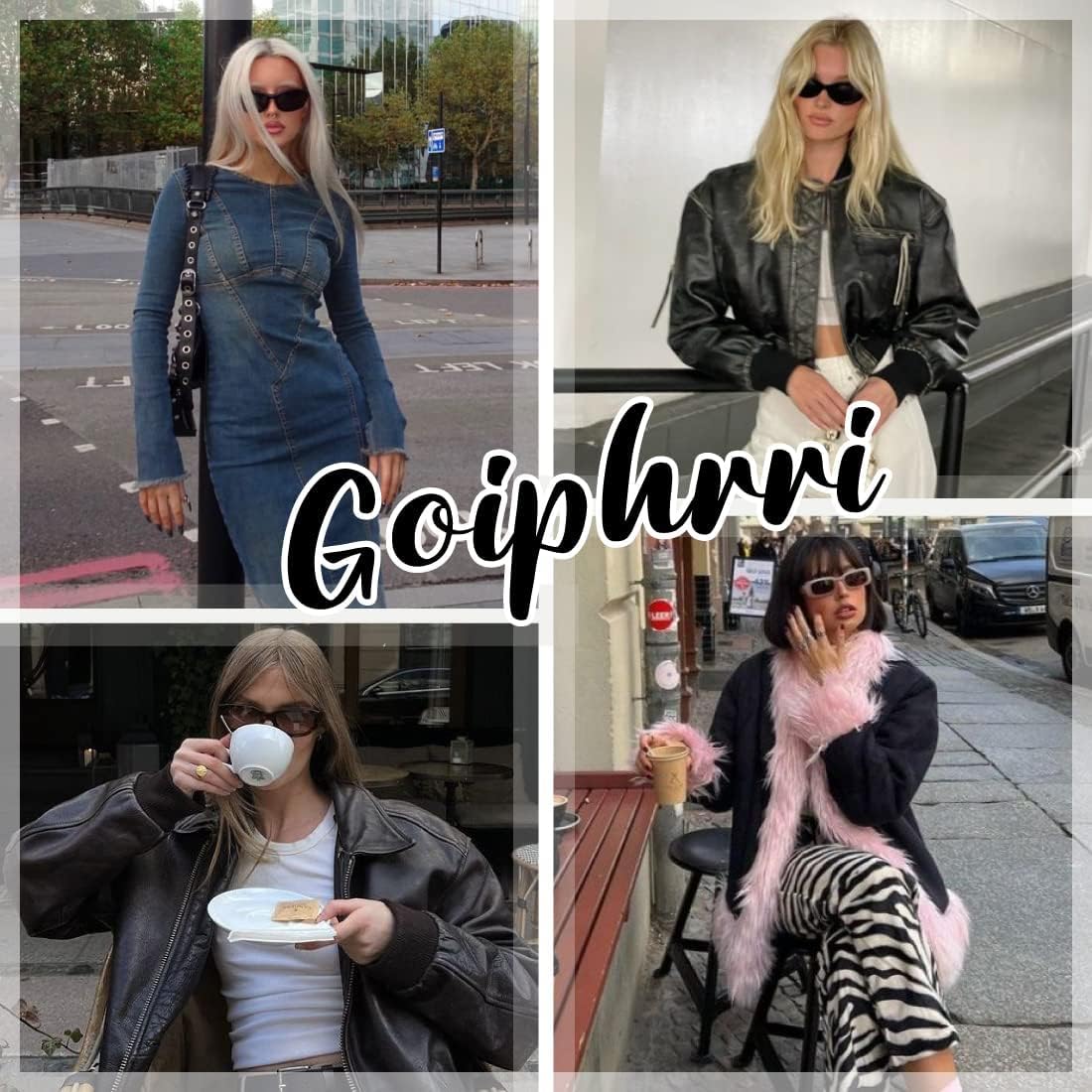 Goiphrri Ankle Boots for Women Chunky Heel Platform Boots Fashion Work Combat Booties Round Toe Punk Boot Party Rave Booties for Women - Image 5