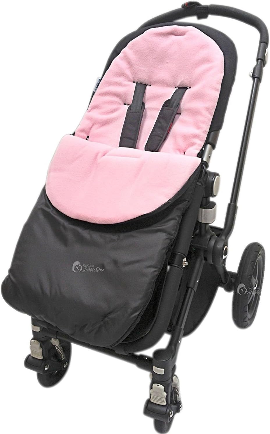 Footmuff/Cosy Toes Compatible with Graco Stadium Duo/Quattro/Mirage/Mosaic Light Pink