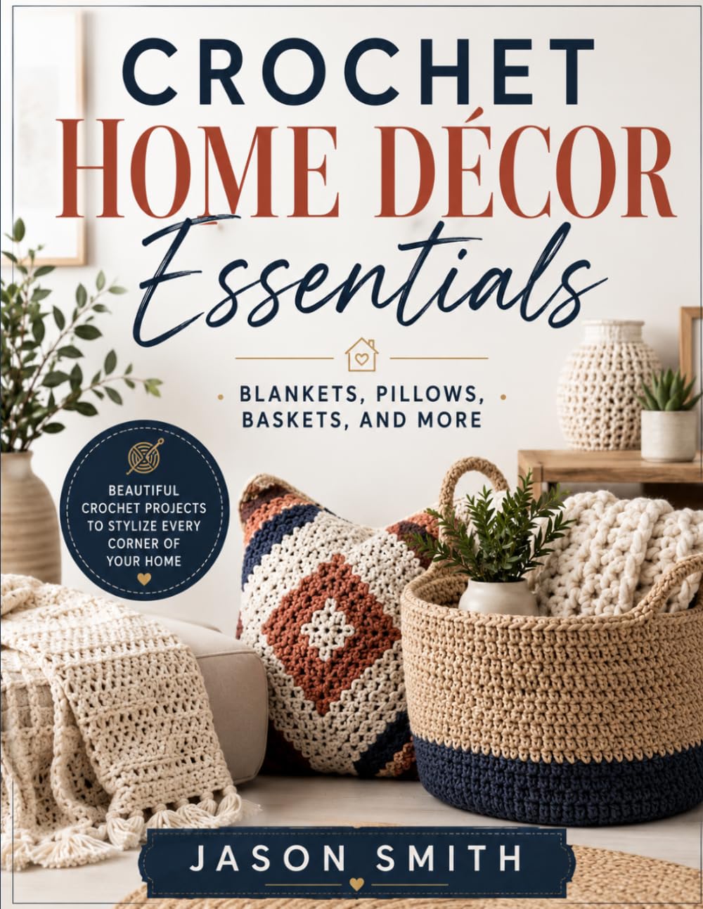 Crochet Home Décor Essentials: Blankets, Pillows, Baskets, and More