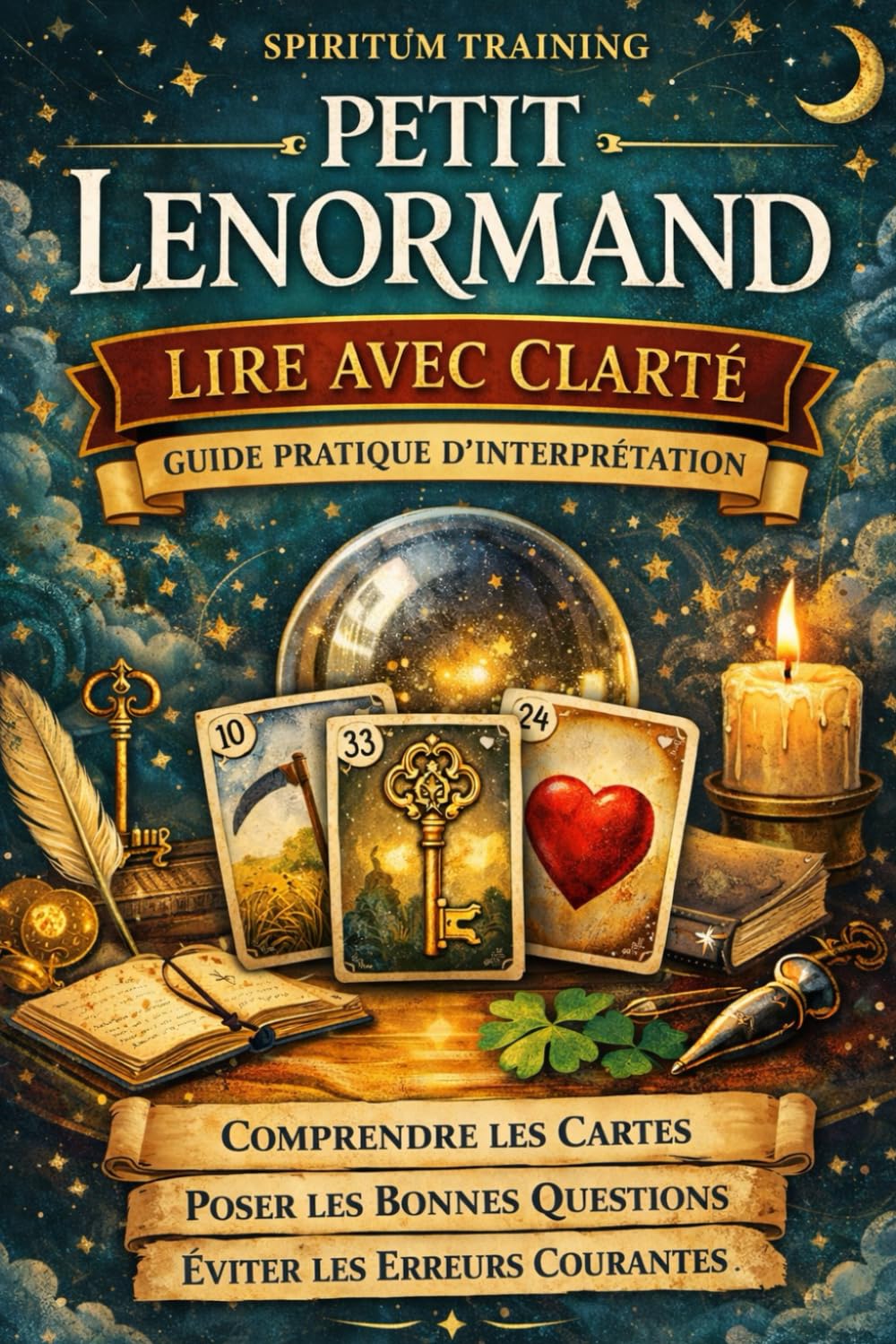 Petit Lenormand – Lire avec Clarté: Guide Pratique d’Interprétation