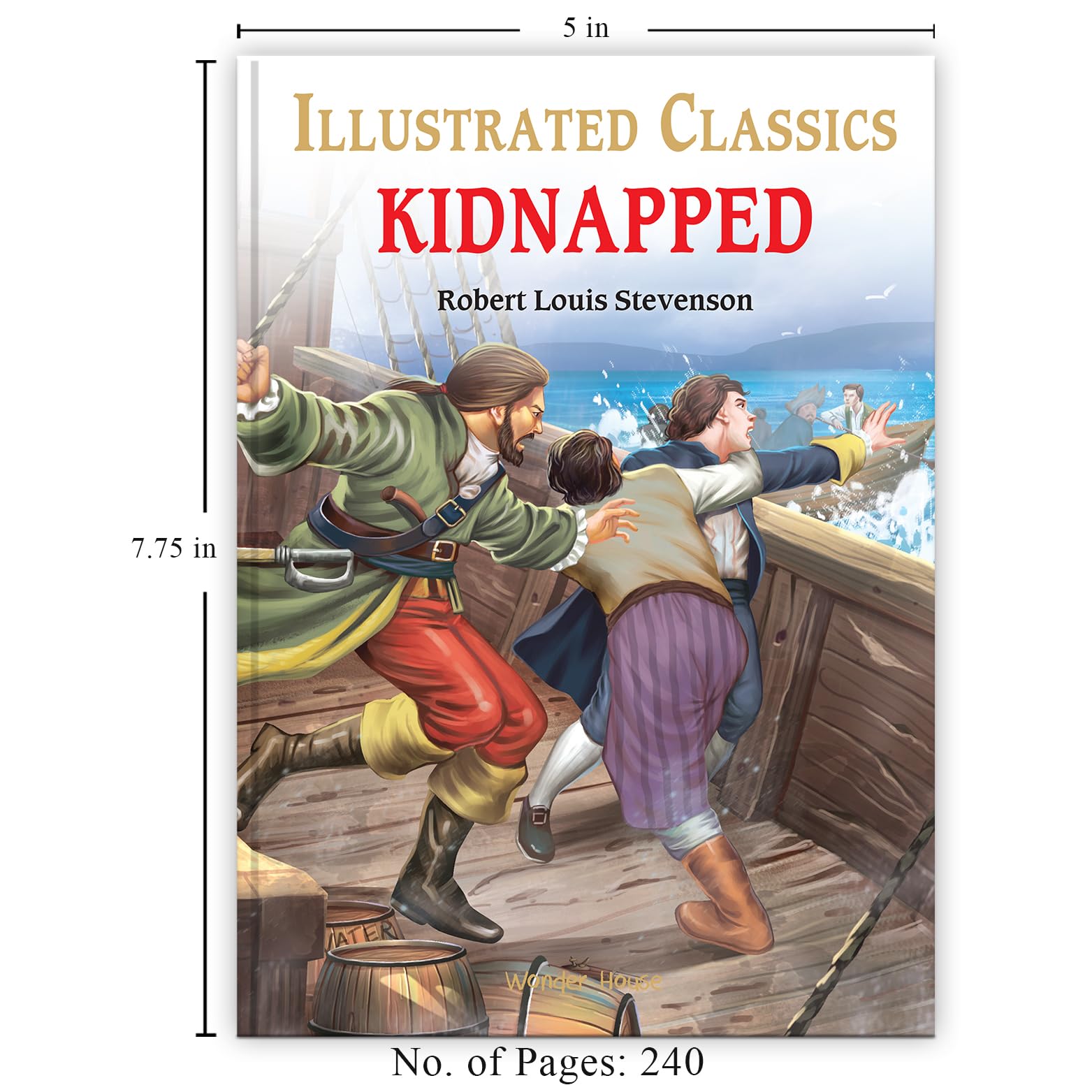 Kidnapped : Illustrated Abridged Children Classic English Novel with Review Questions (Illustrated Classics) - Image 3