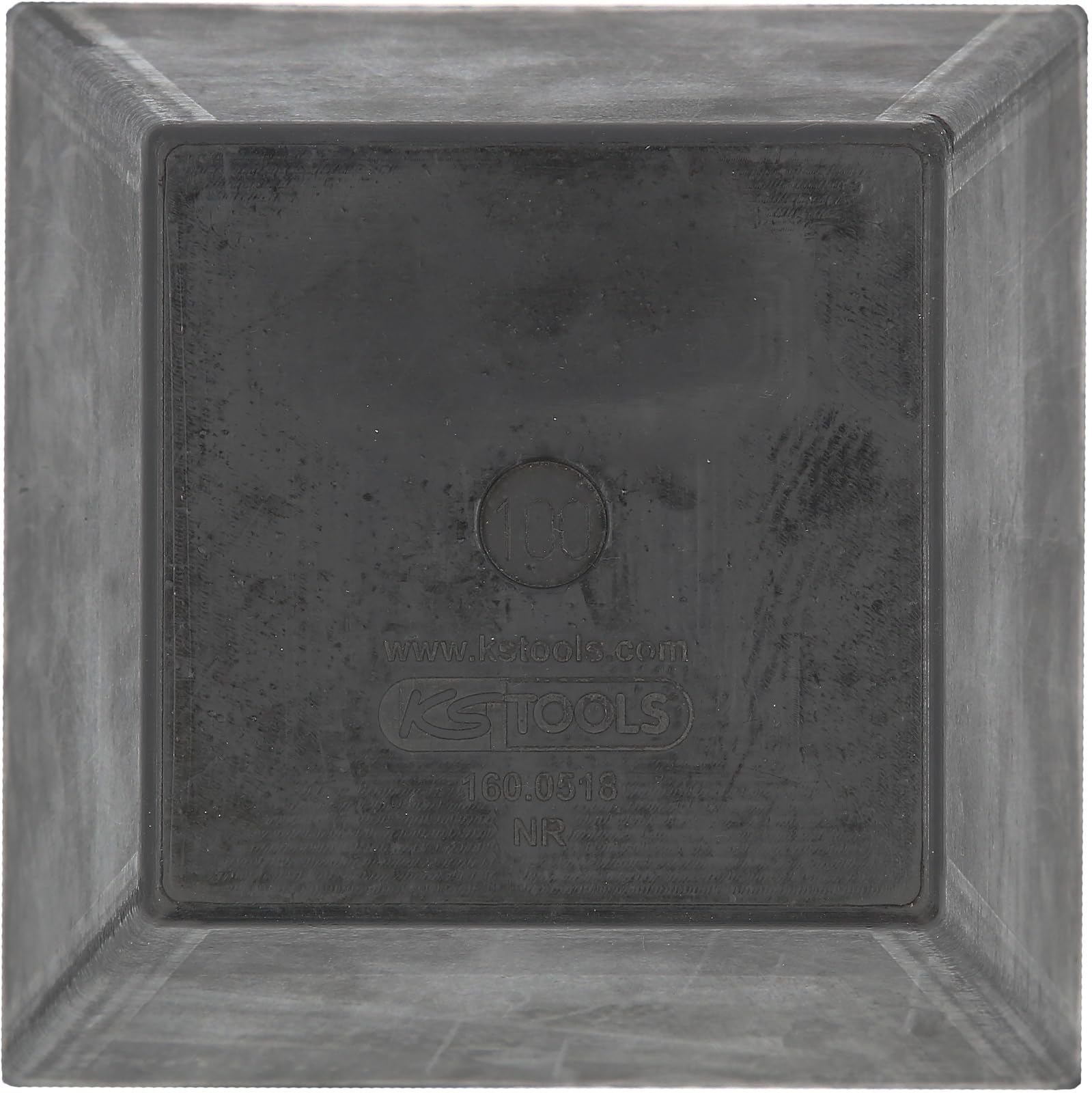 KS Tools 160.0518 Gummiauflage 21 für Hebebühnen, 150 x 150 x 100 mm