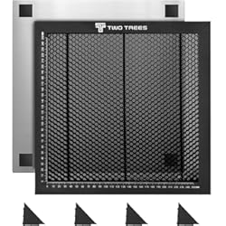 Panel Palilleria Twotrees Mesa de nido de abeja para máquina de grabado láser, 300 x 300 x 22 mm (11.81 x 11.81" x 0.86"), mesa de nido de abeja láser con placa de aluminio, para grabador y cortador láser