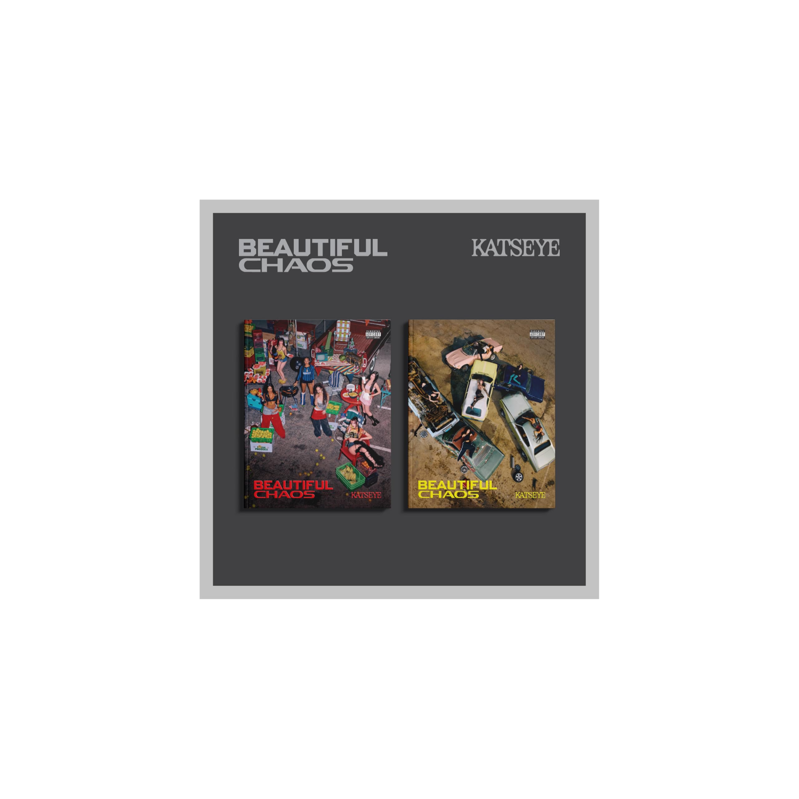 KATSEYE BEAUTIFUL CHAOS 2nd EP Album with Tracking Sealed (Standard Set(BEAUTIFUL+CHAOTIC))