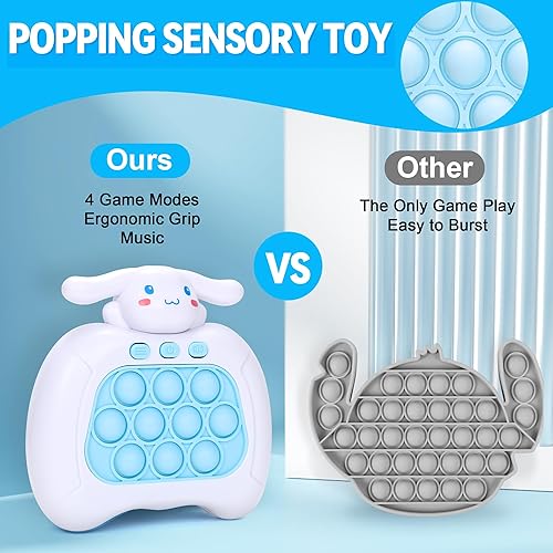 Miniatura 5 de Cinnamoro Pop Toys Juegos de mano  Máquina de juego Cinnamoro con luz de burbujas con música, juego de alivio rápido del estrés de burbujas  Regalos