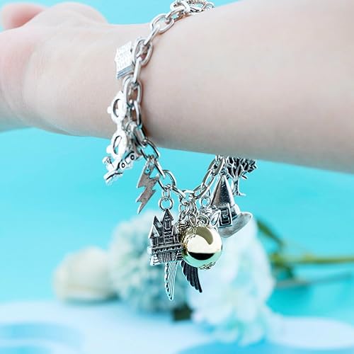 Miniatura 3 de Pulsera de Harry Potter, regalos de Harry Potte para mujeres, artículos de joyería de Harry Potte, mercancía para fanáticos, amigos, mercancía de