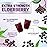 Elderberry Immune Support Gummies - Super Concentrated 35:1 Extract, Equivalent to 4200mg of Elderberries - Sambucus Black Elder Berry Vitamin Supplement, Daily Support for Kids & Adults - 60 Gummies