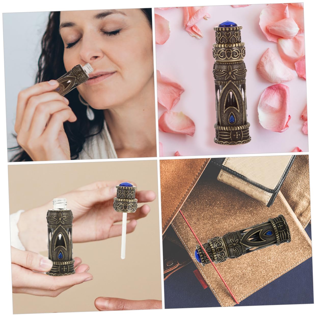 minkissy 10stücke Leere Parfümflaschen Nachfüllbare Leichte Flaschen Für Ätherische Öle Orientalisches Design Für Und Persönliche Nutzung Vielseitig Einsetzbar Für Parfüm Und Öle