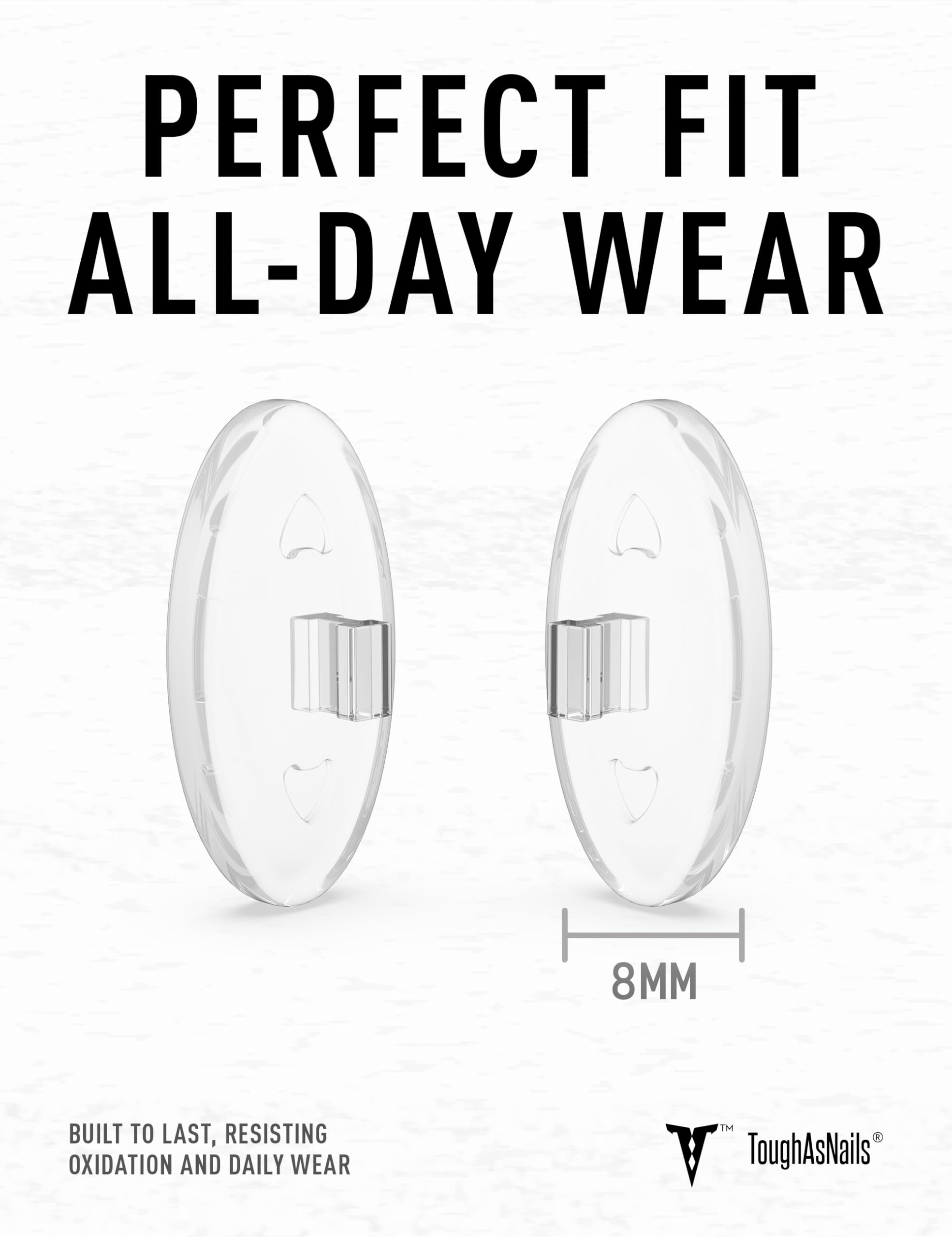 ToughAsNails Kit di ricambio in gomma per auricolari e naselli per occhiali da sole Oakley Wire Tap 2.0 OO4145