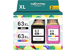 HP Inkjet 63XL Combo Pack: Remanufactured Ink Cartridges for Crisp, Cost-Effective Printing