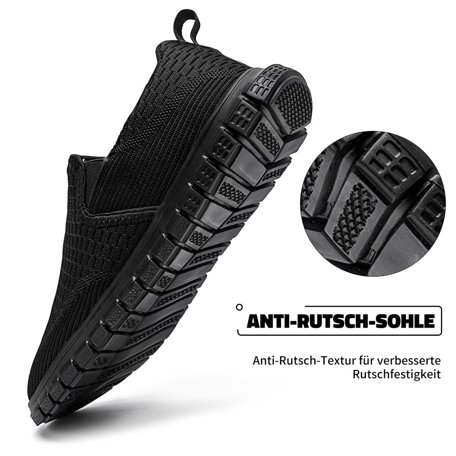 Oltyutc Mocassini da Uomo Slip on Sneaker Casual Scarpe da Running Corsa Scarpe Antinfortunistica Leggera Fitness Traspirante Camminata