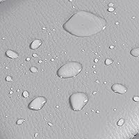 Vista 147 de Yaheetech - 4 taburetes de bar ajustables para mostrador de cocina, taburetes de bar/mostrador, silla de comedor giratoria hidráulica de piel Marrón