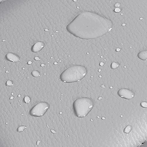 Miniatura 107 de Yaheetech Juego de 2 taburetes de bar ajustables de piel sintética, taburetes de mostrador modernos con respaldo y reposapiés, taburetes de bar