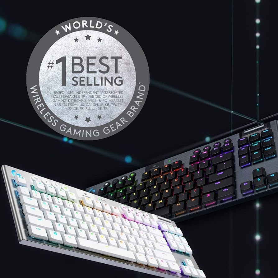 Logitech G915 TKL Tactile White US配列