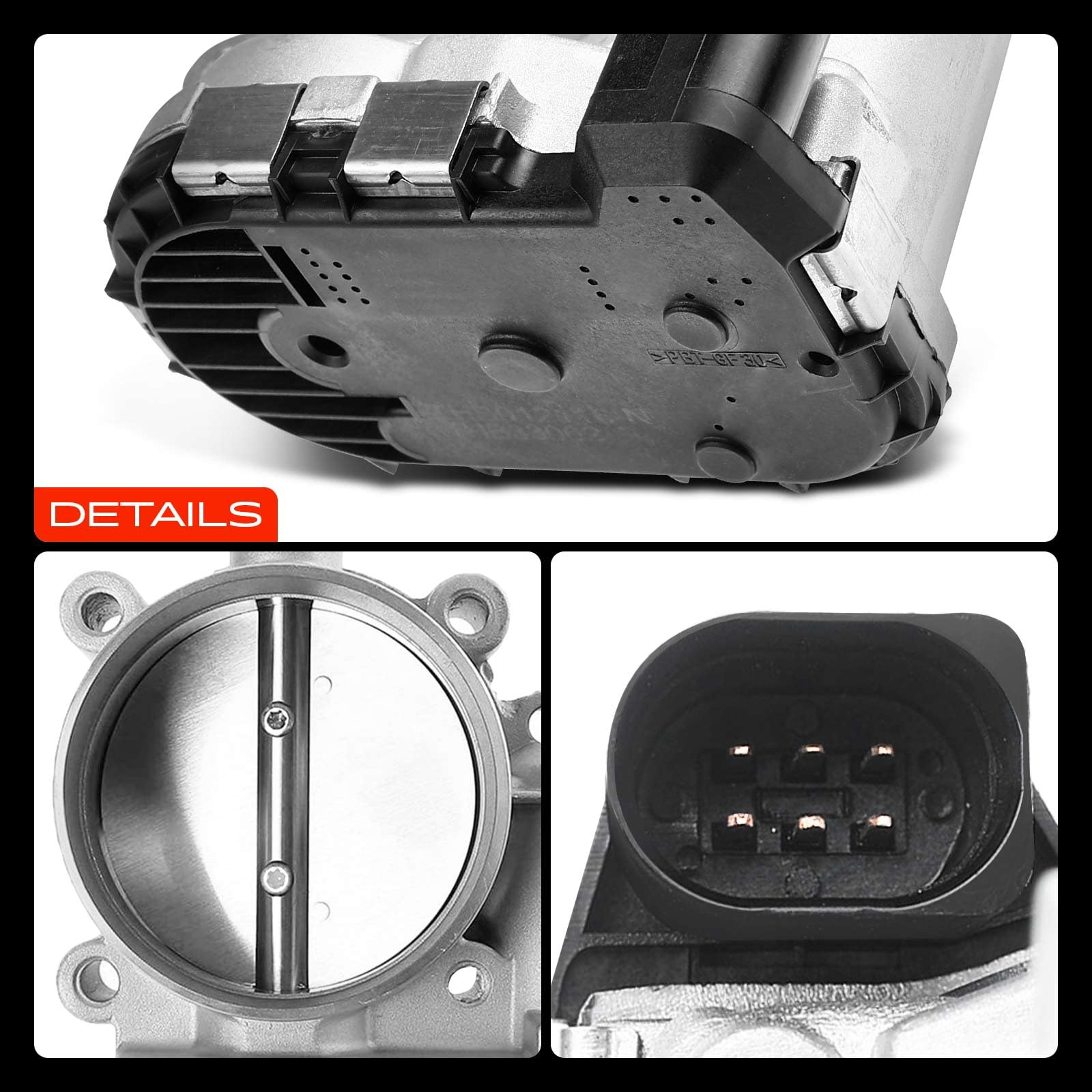 Frankberg Corps de papillon 078133062 | Compatible avec: A4 8EC, A8 4E2 4E8, A4 Cabriolet 8H7, Q7 4LB, A4 Avant 8D5, A6 Allroad 4FH, A4 8E2