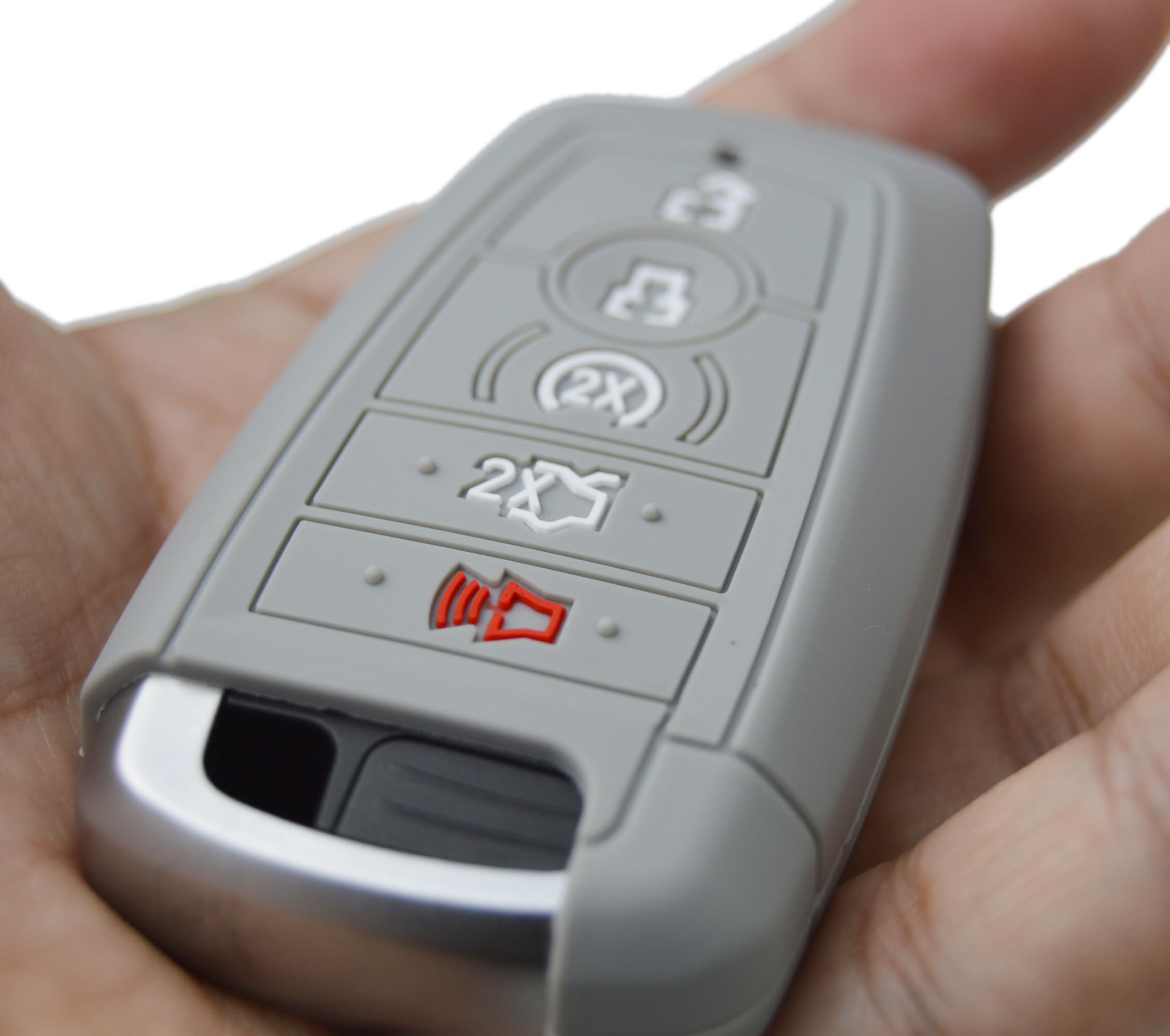 Silicone Key Fob Cover for Ford F150 Mustang Explorer Expedition Escape Edge Bronco Transit Maverick and Lincoln Navigator Nautilus Aviator Corsair