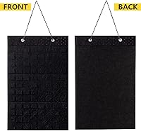 Vista 5 de 2 piezas M-96 ranuras para colgar en la pared, estuche de exhibición de colección de pines, soporte de almacenamiento de colección de broches