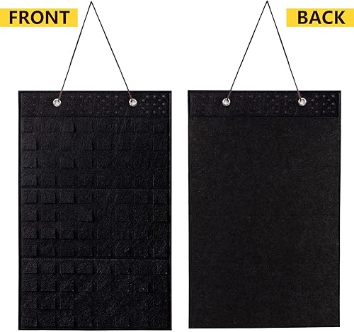 Miniatura 5 de 2 piezas M-96 ranuras para colgar en la pared, estuche de exhibición de colección de pines, soporte de almacenamiento de colección de broches (no