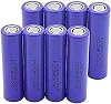 RechargeableSolarLightBatteries3.7V2600mAhRechargeableForPowerBank,Projector,RemoteControl,MiniFan,PortablePrinter,EmergencyLight,AudioTool,Gear,8pcs