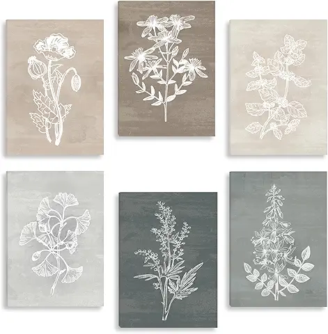 Neutral Bedroom Wall Art Canvas