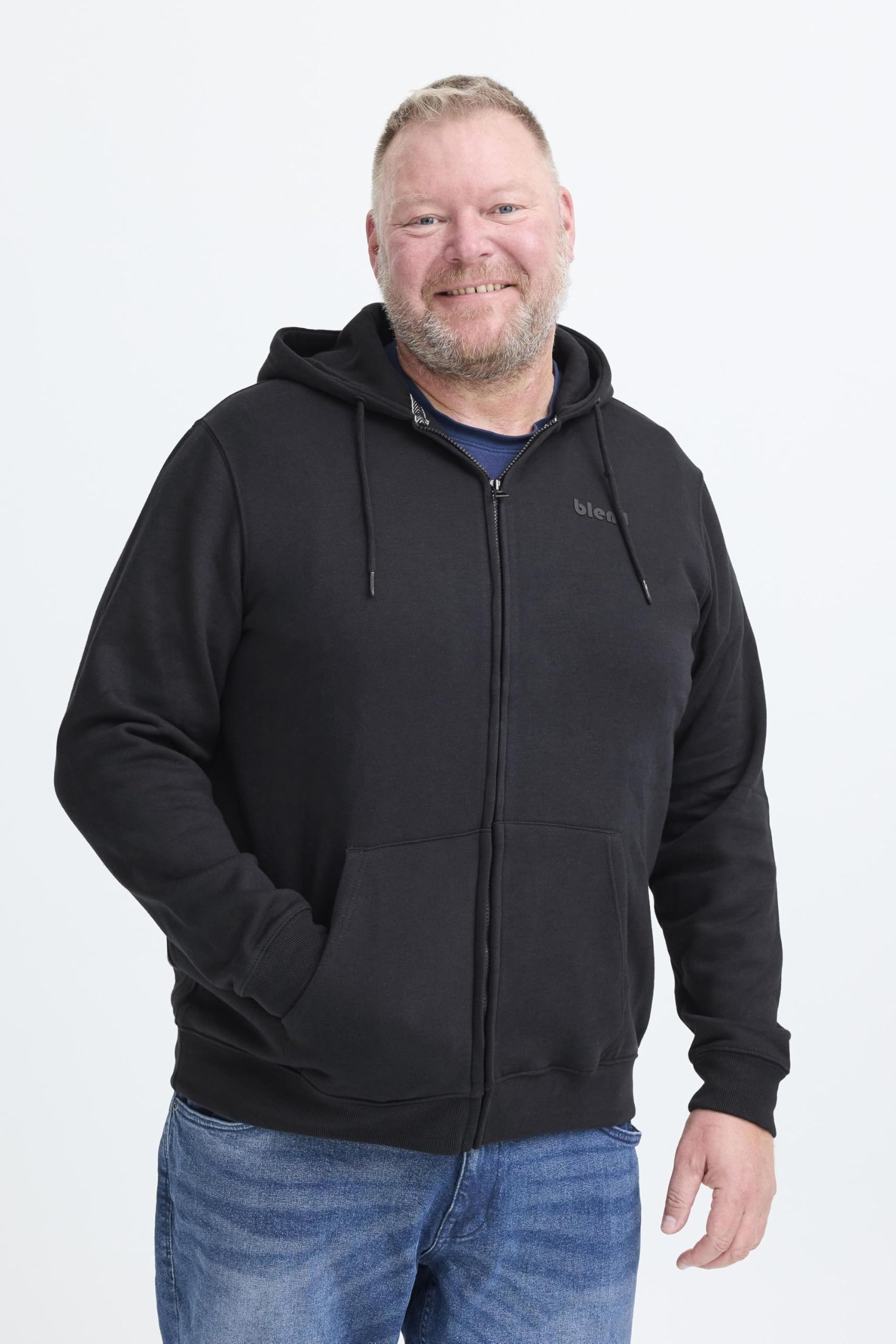 Blend BHBdownton Herren Sweatjacke Kapuzenjacke Hoodie mit Kapuze Big&Tall