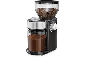 Electric Burr Coffee Grinder: 18 Precision Grind Options for Perfect Coffee
