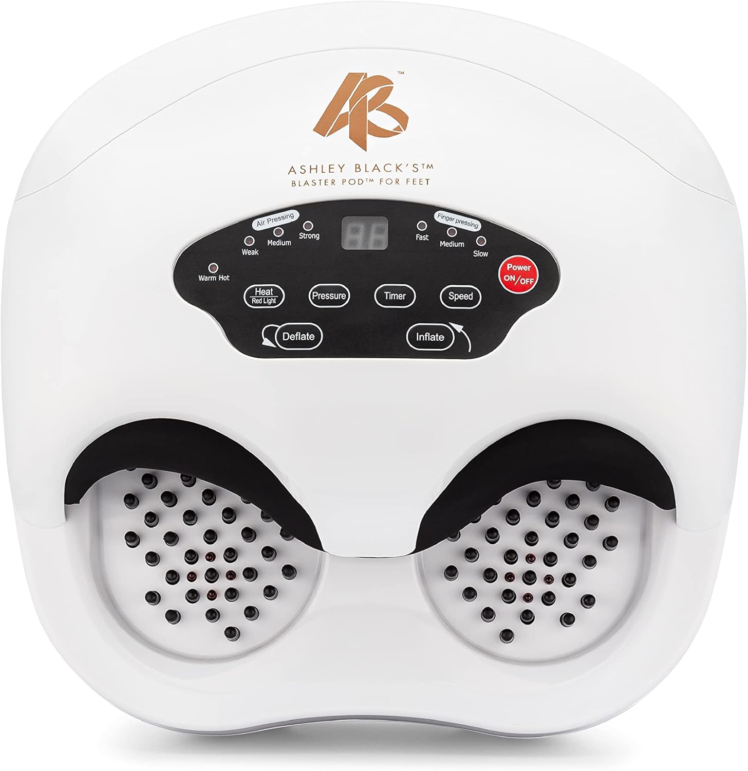 Ashley Black's Blaster Pod for Feet - Automatic Foot Massager - FasciaBlaster for Feet - Pressure Points Targeted for Overall Body Health