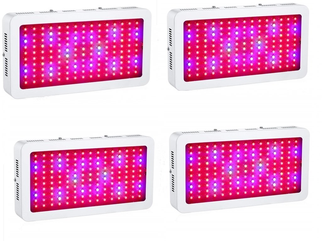 Amazon.co.jp: SMARUP 4個セット led植物育成ライト 1500Wフル 