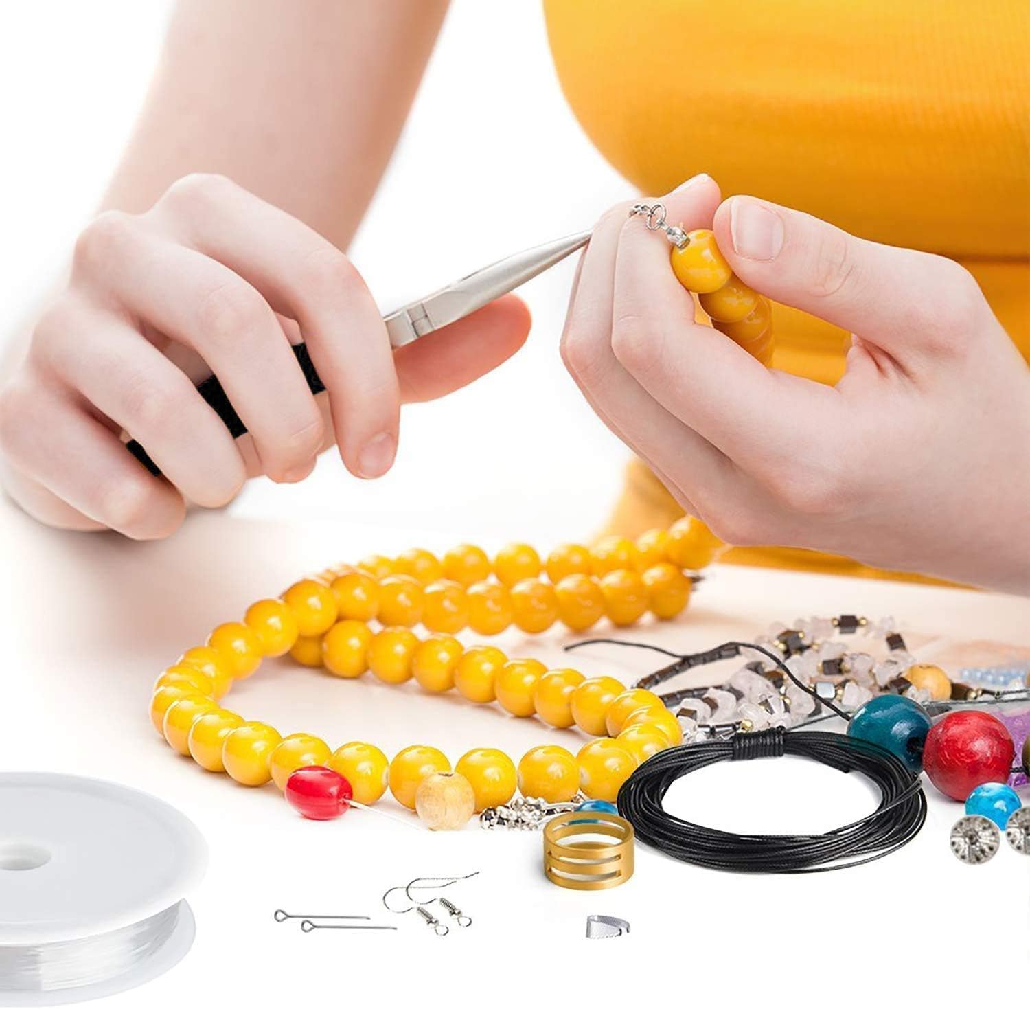 Kit di gioielli, inclusi strumenti per gioielli, cordini per gioielli e accessori per gioielli