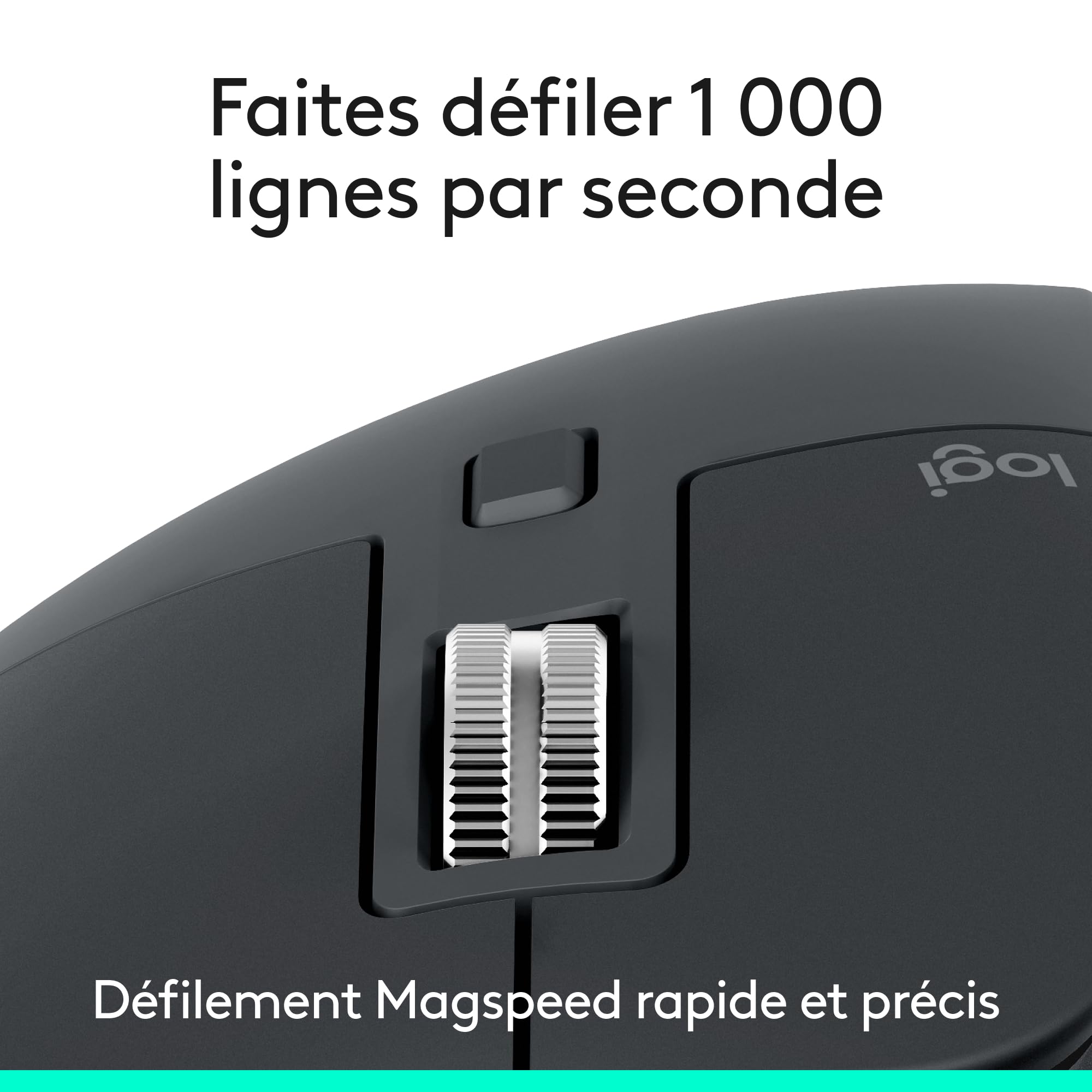 Logitech MX Master 3S Souris sans fil 8K PPP Bluetooth Graphite